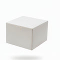 4 ½" x 4 ½" x 3" White box ( cake slice )