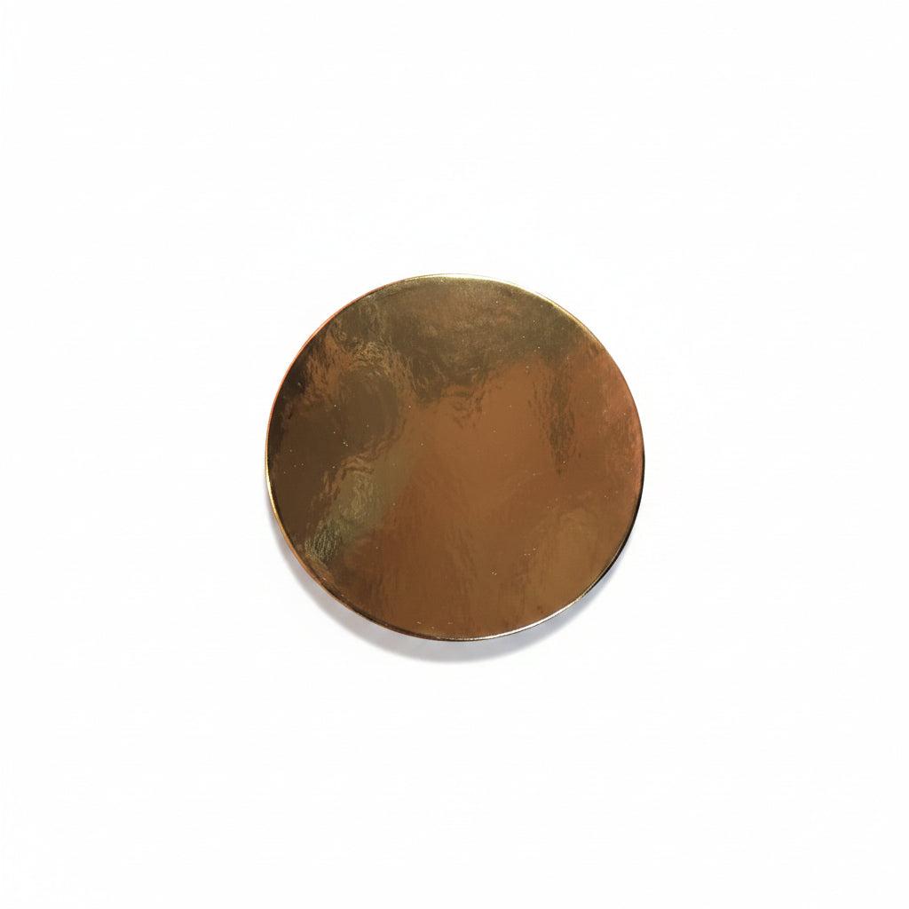 4" Thin Round Gold Board