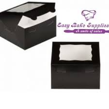 Black Cake Box – Secure, Stylish & Ready for Delivery