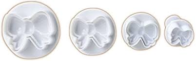 Bowtie Plunger Cutter Set – Fondant & Cookie Cutters for Stylish Cake Decorations