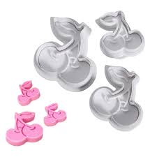 Cherry Plunger Cutter – Fruit-Themed Fondant & Cookie Embosser for Cake Decorating