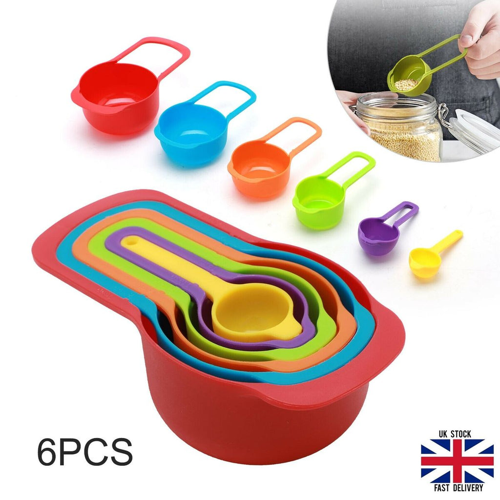 Colorful Set of Measuring Spoons