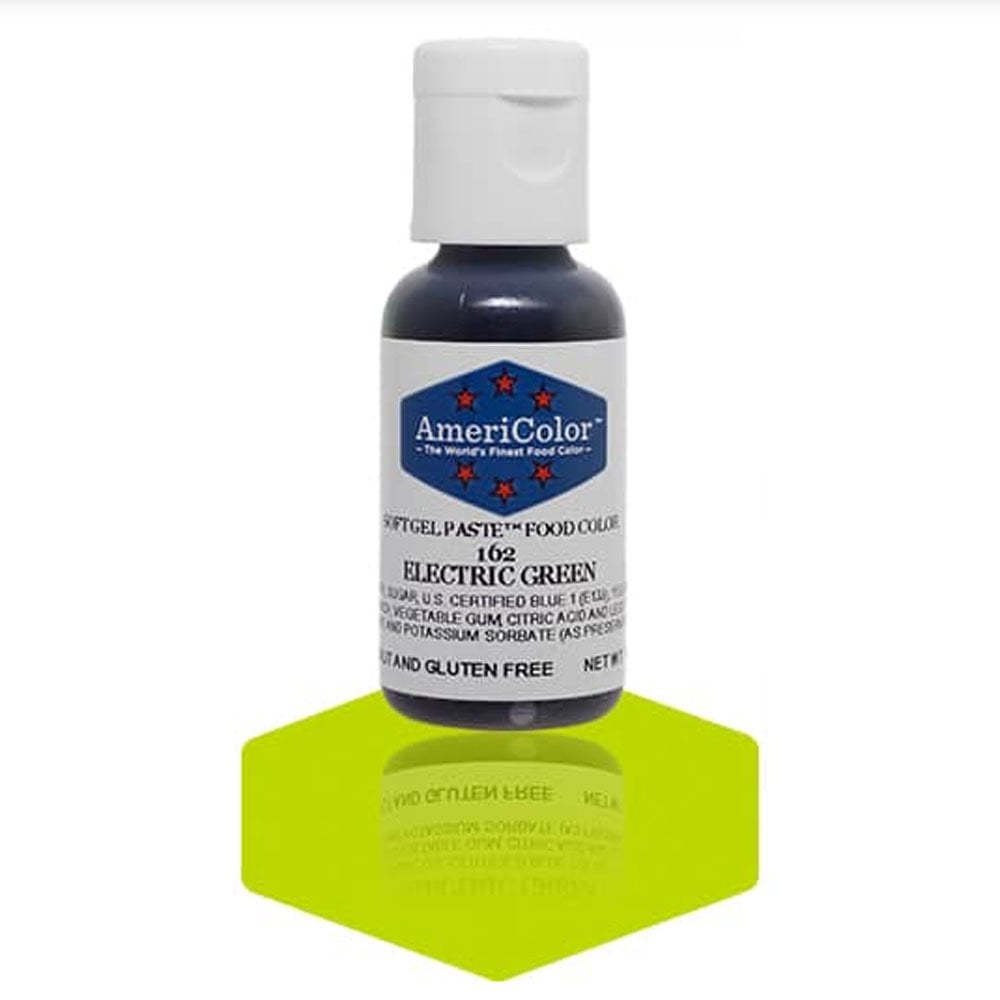 Americolor Electric Green Soft Gel Paste Food Color 21g