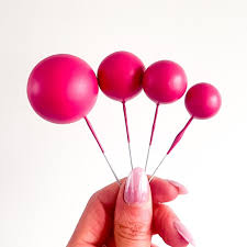 Ball Shaped Spheres – 10 & 20 Pcs | Decorative Edible Balls for Cake & Dessert Topping