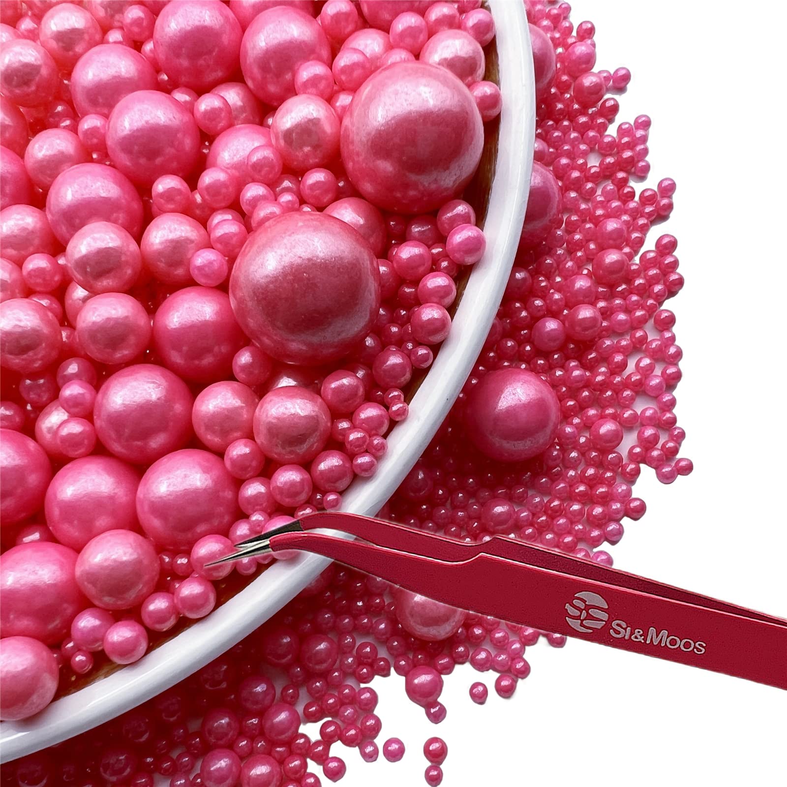 Edible Sugar Pearls 4mm – Elegant Cake & Dessert Decorations