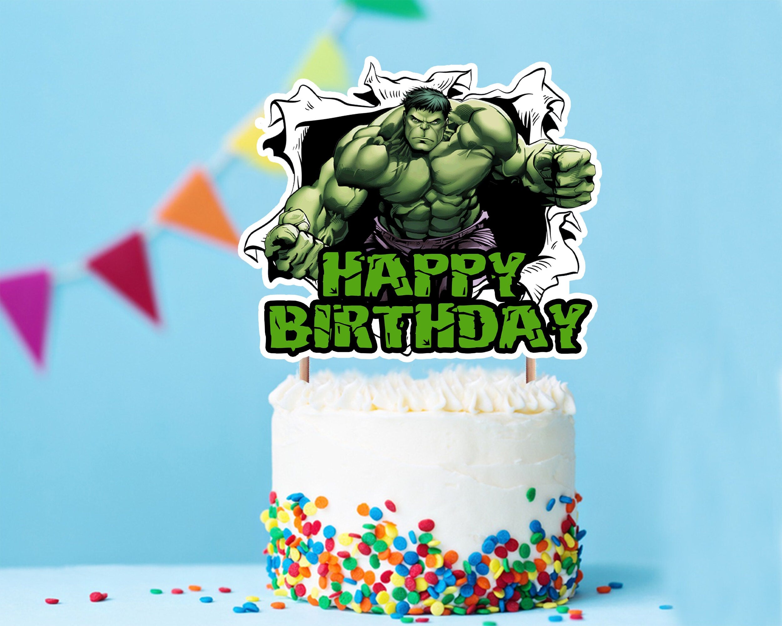 Hulk & Wolverine Cake Topper