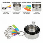 Stainless Measuring Cups And Spoons