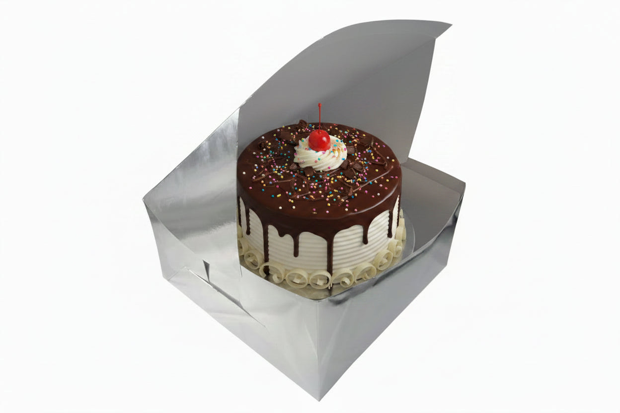 Silver  Cake Boxes | (10" - 18")