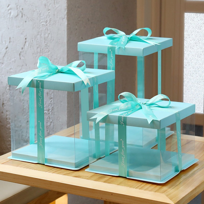 Transparent  Pvc Cake Boxes