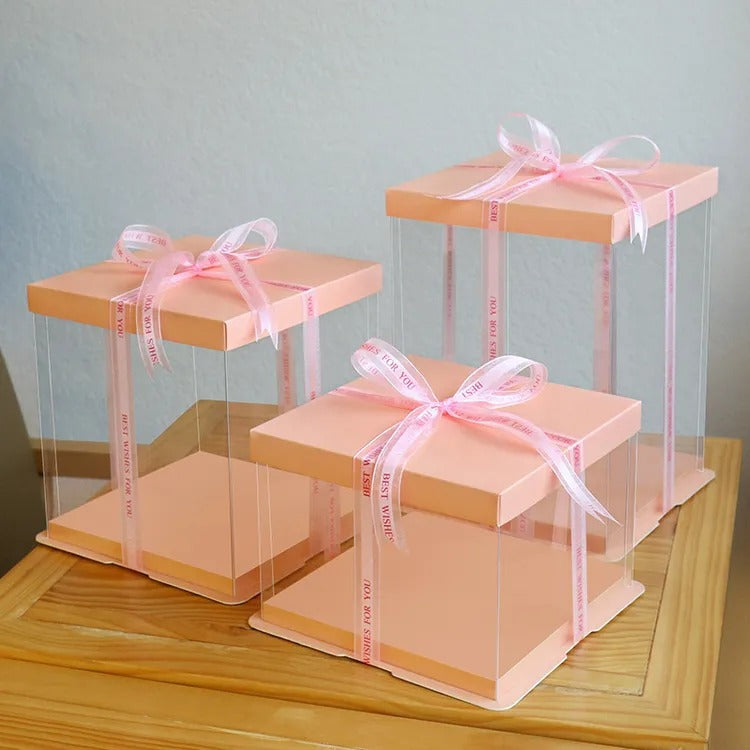 Transparent  Pvc Cake Boxes