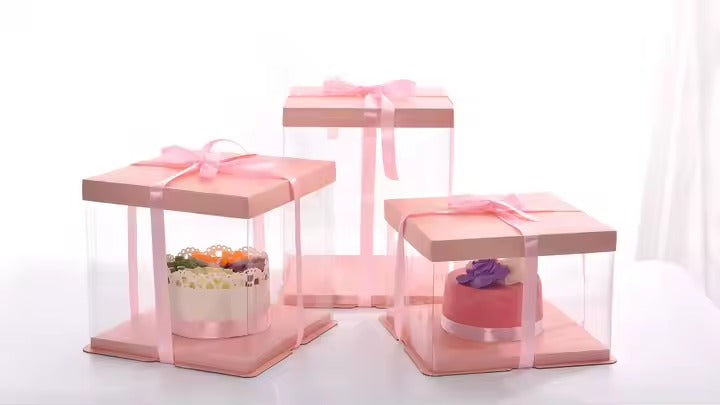 Transparent  Pvc Cake Boxes