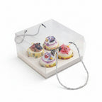 4 hole Clear Cupcake Boxes
