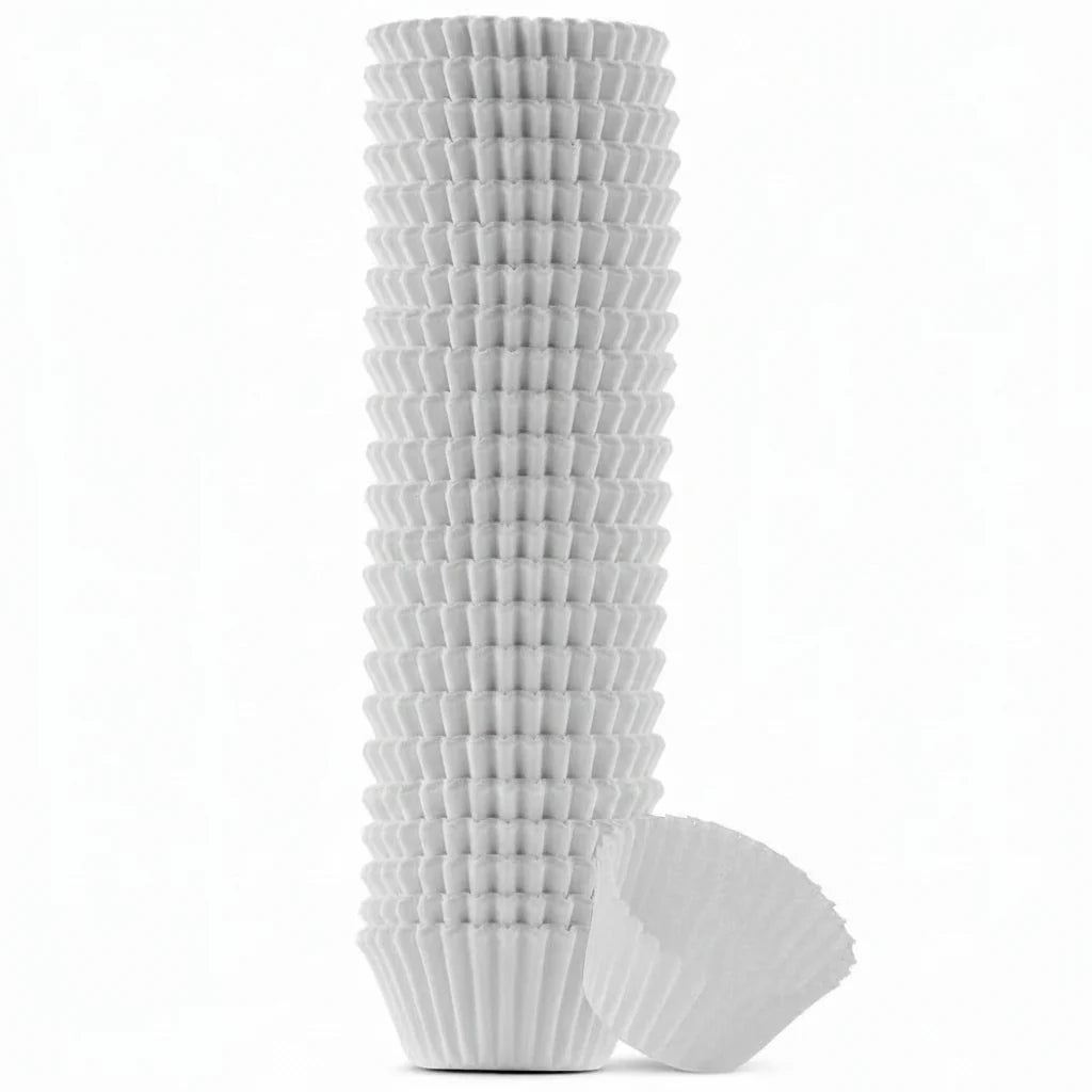 95mm White Cupcake Cases 1000pcs