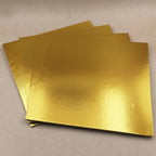 Square Thin Gold Cake Board
