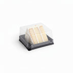 Square 4" Clear cake container