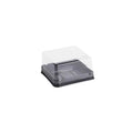 Square 4" Clear cake container