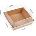 Brown dessert  Containers