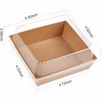 Brown dessert  Containers
