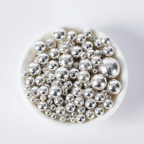 Mixed Size Edible Sugar Pearls – Textured Cake Decorations