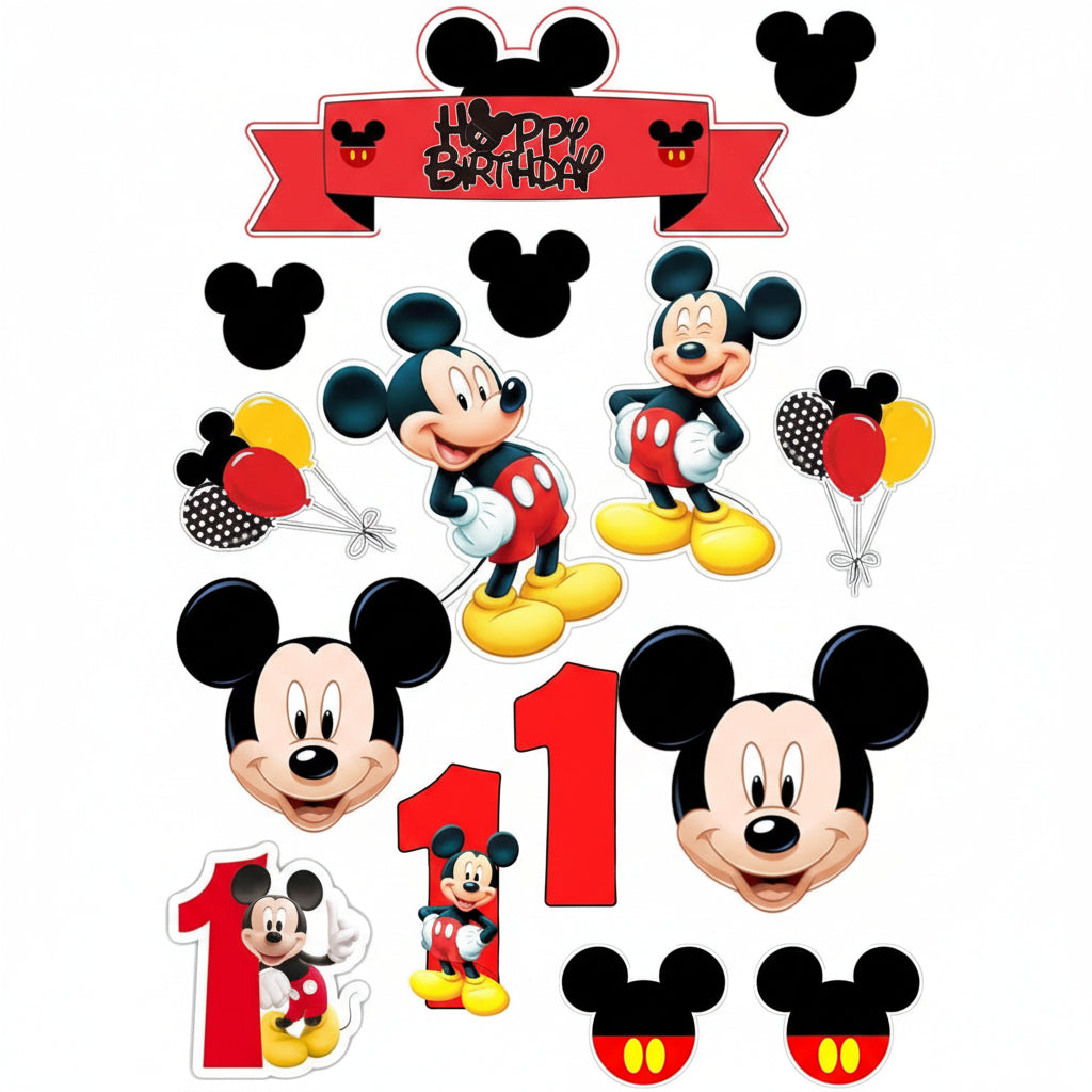 Mickey Mouse Customized Cartoon Themed   toppers