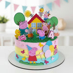 Pegga Pig Customized Cartoon Themed   toppers