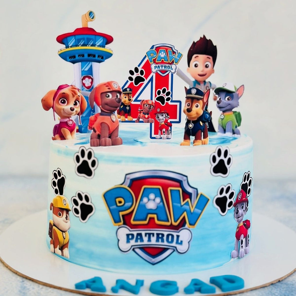 Paw Patrol Customized Cartoon Themed   toppers