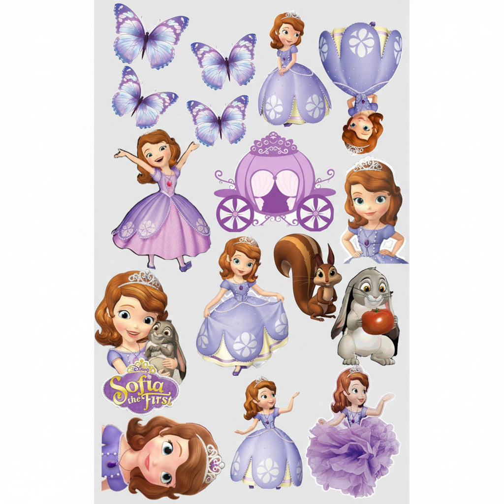 Princess Sofia Customized Cartoon Themed   toppers