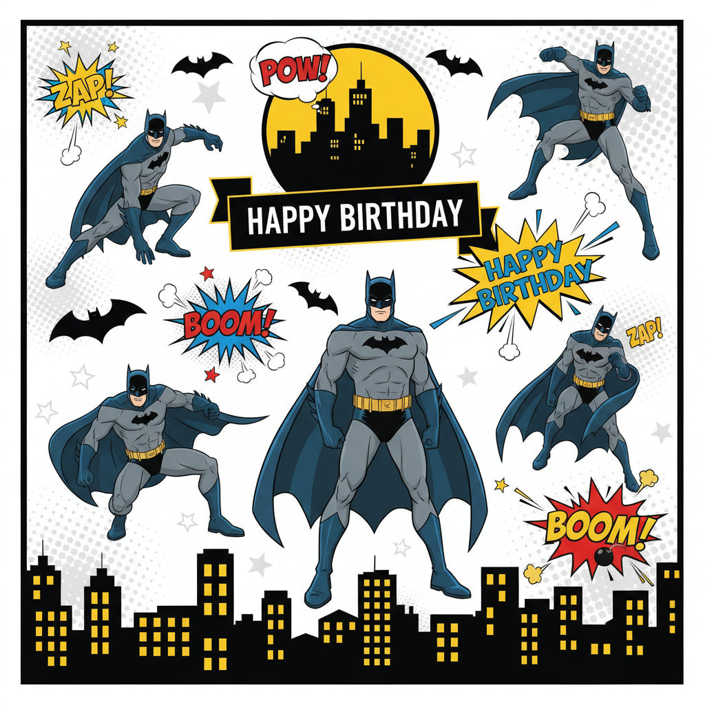 Batman  Customized Cartoon Themed   toppers