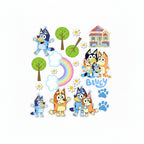Bluey Customized Cartoon Themed   toppers