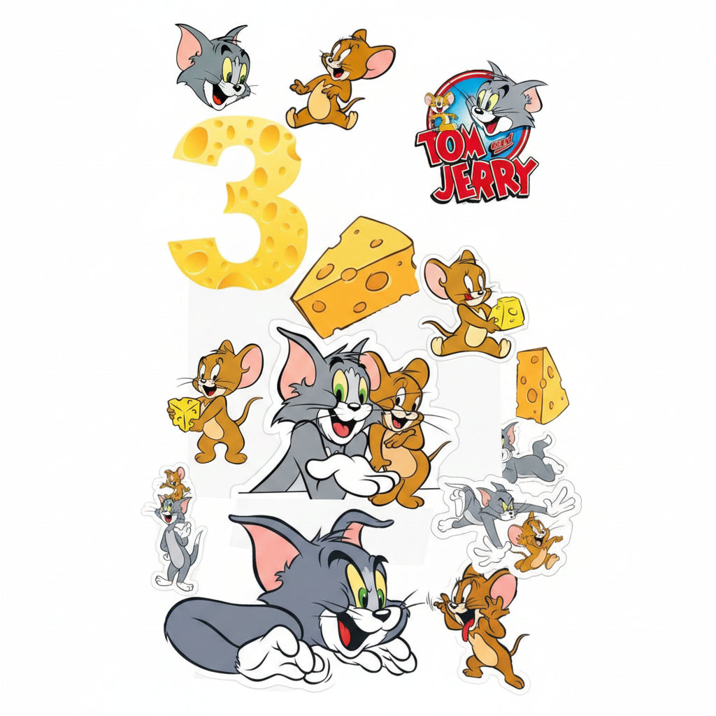 Tom and Jerry Customized Cartoon Themed   toppers
