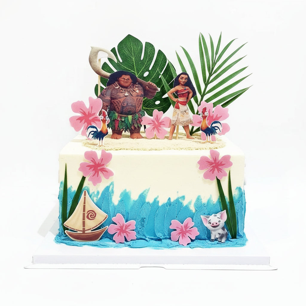 Moana Customized Cartoon Themed   toppers