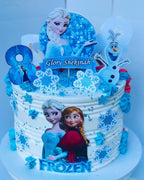 Anna & Elsa  (Frozen)  Customized Cartoon Themed   toppers