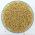 4mm Edible Gold Sugar pearls