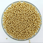 4mm Edible Gold Sugar pearls