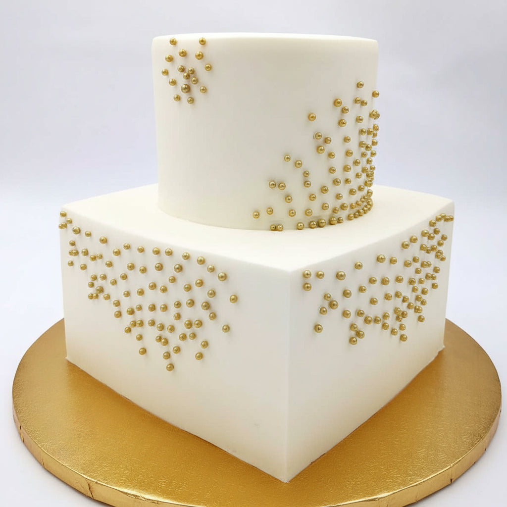 4mm Edible Gold Sugar pearls