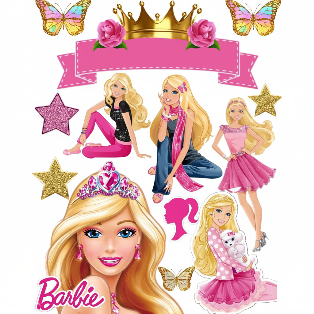 Barbie Customized Cartoon Themed toppers