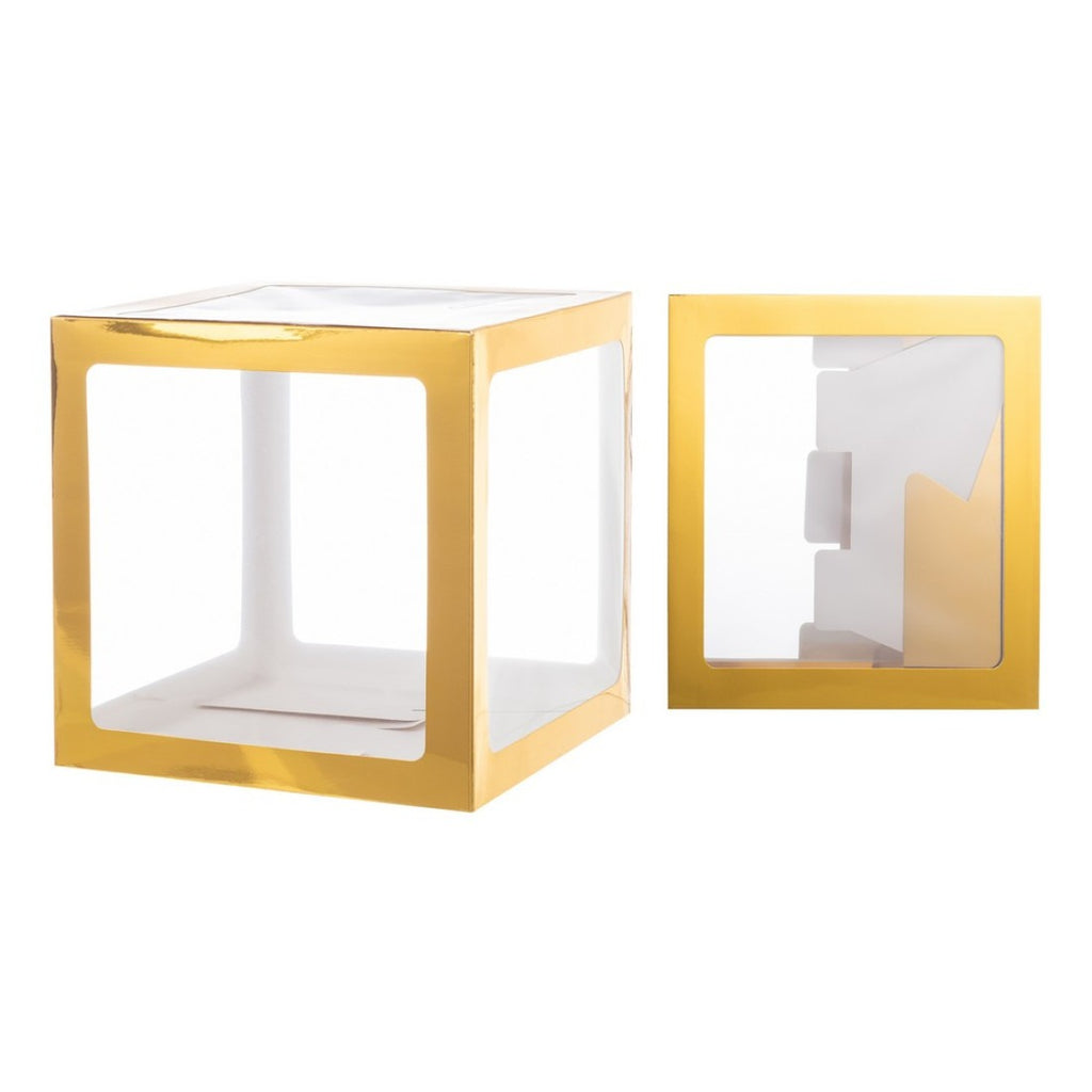 Shinny Gold Transparent Cake Box