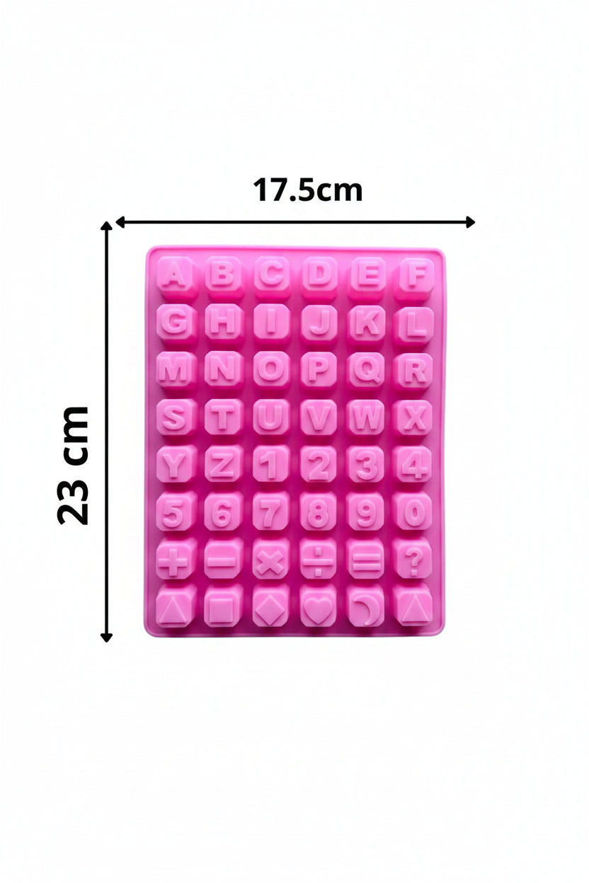 Alphabet  Number Pink Mold