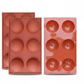 SILICON BALL SHAPE MOLD 6HOLE LARGE
