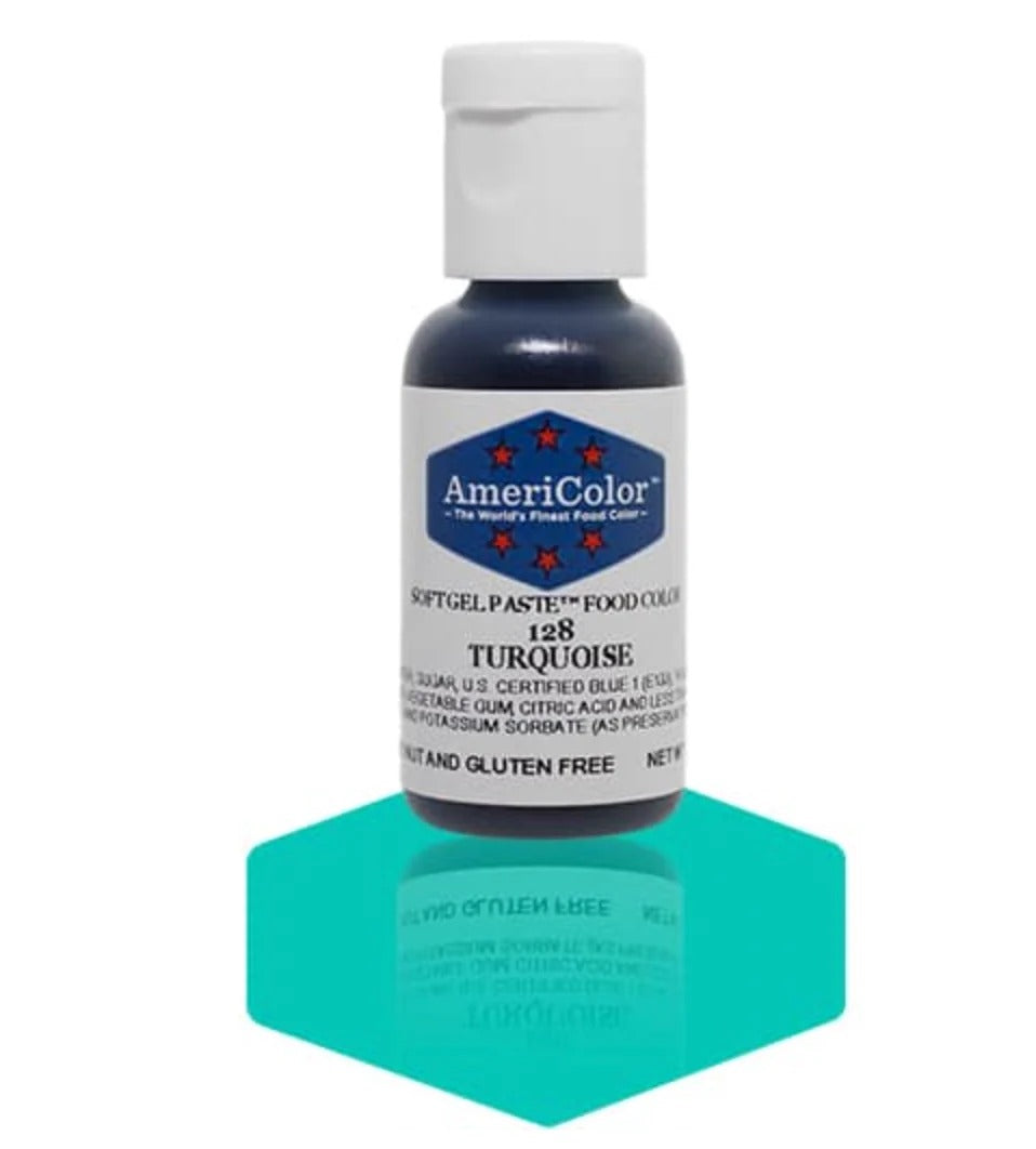 Americolor Turquoise  Soft Gel Paste Food Color 21gms