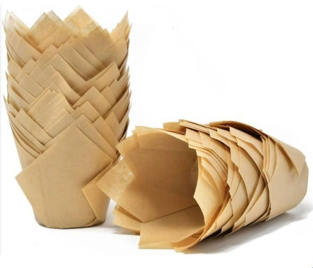 Tulip Cases 50Pcs (15X15Cm) | Muffins & Cupcakes