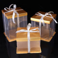 Transparent  Pvc Cake Boxes