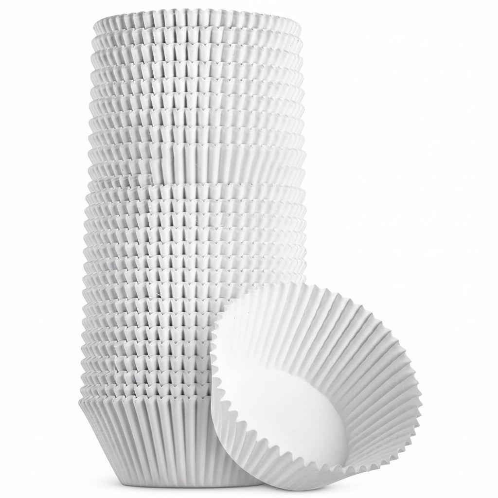 White Cupcake Cases