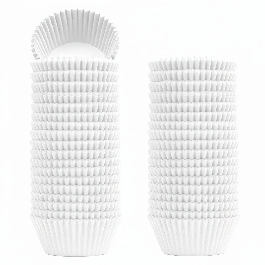 White Cupcake Cases