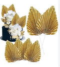 Gold Paper Fan Topper 1Pair