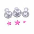 3PC Star Plunger Cutter