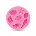 Pink Silicone Sea Mold – Ocean-Inspired Fondant & Chocolate Mold