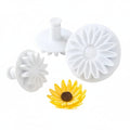 3pc Sunflower Plunger Cutter
