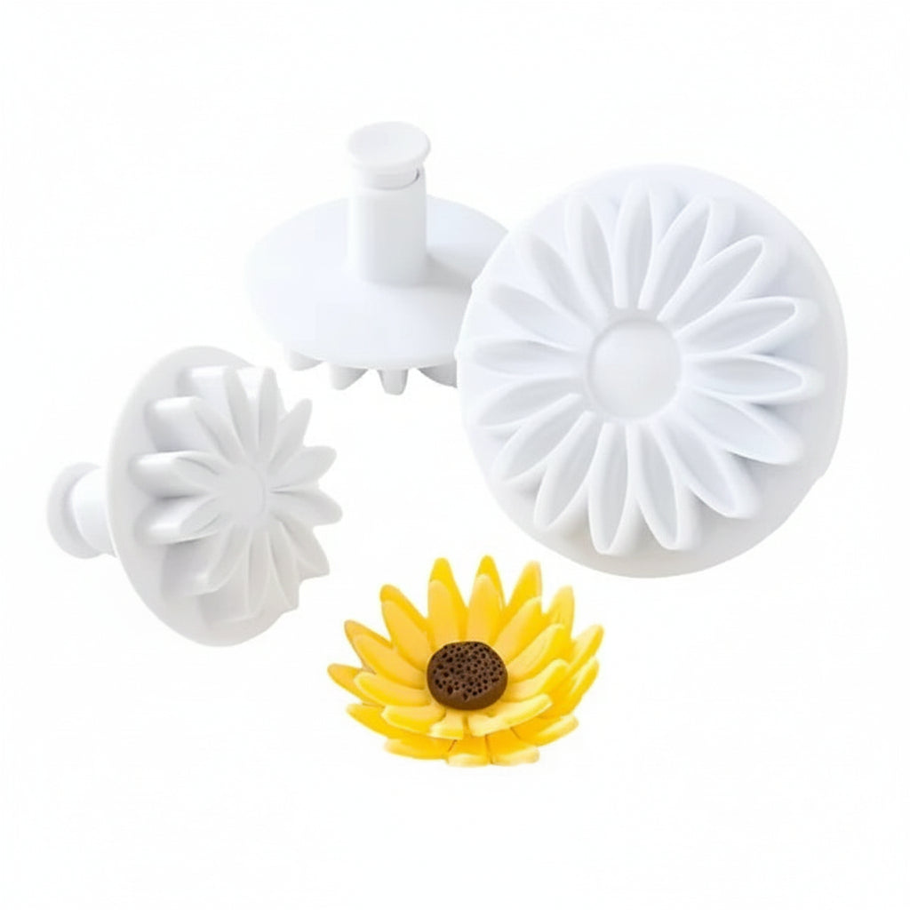 3pc Sunflower Plunger Cutter
