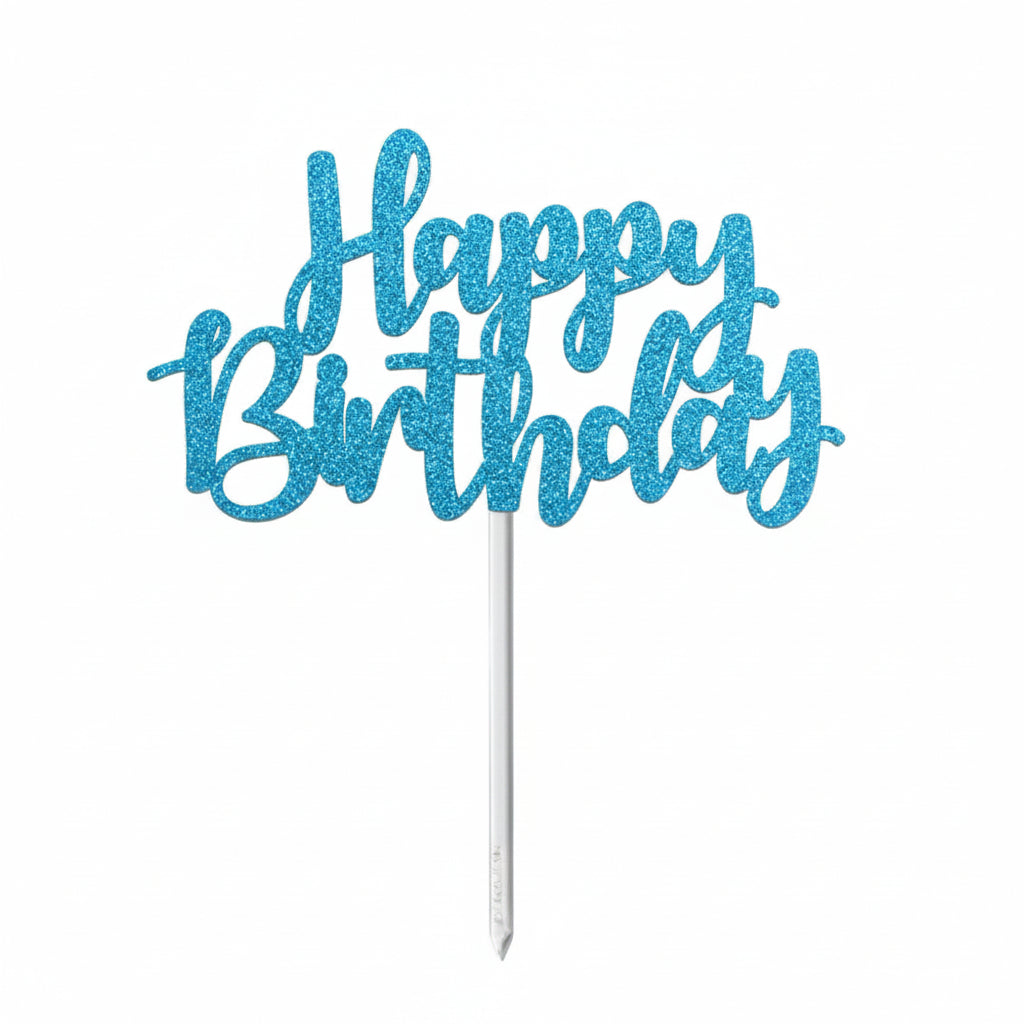 Turquoise Blue Glitter Paper